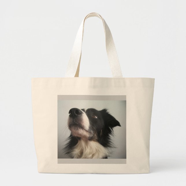 Redo och vänta! jumbo tygkasse (Framsidan)