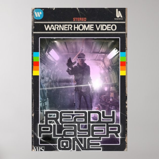 Redo Player One VHS Cover Poster (Framsidan)