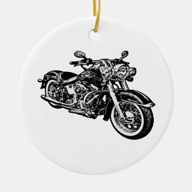 REDO SOM KRYSSAR OMKRING JULGRANSPRYDNAD KERAMIK (Framsidan)