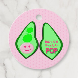 Redo till Anpassningsbarna Pop Flicka Rosa Pea Bab Gåvor Etiketter