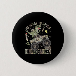 Redo till att krossa Kindergarten Monster Lastbil  Knapp