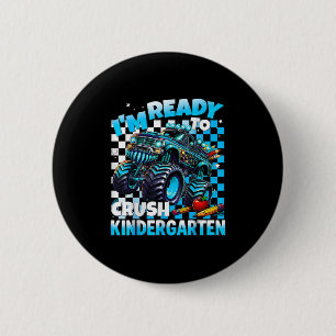 Redo till att krossa Kindergarten Monster Lastbil  Knapp