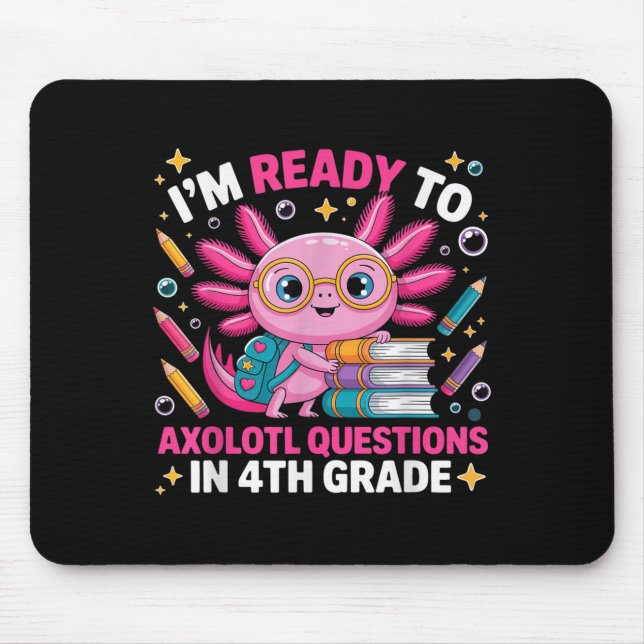 Redo till Axolotl Fråga 4 Klass första dagen fyra Musmatta (Framsidan)