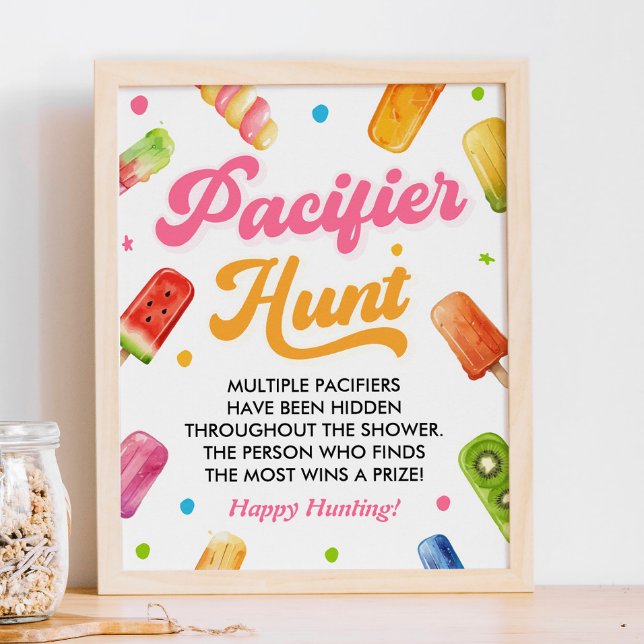 Redo till babyskor Nappar Hunt-spel Poster (Skapare uppladdad)