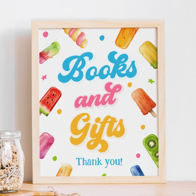 Redo till Bokar och presenter för popup Baby Showe Poster (Skapare uppladdad)