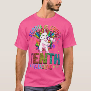 Redo till Crush 10:e Klass Back to school Uni T Shirt