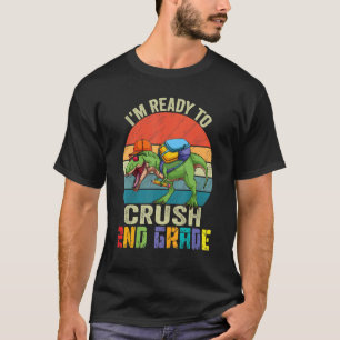 Redo till Crush 2 andra Klass Dinosaur Trex Dino T Shirt