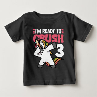 Redo till Crush 3 Unicorn Birthday Shirt T