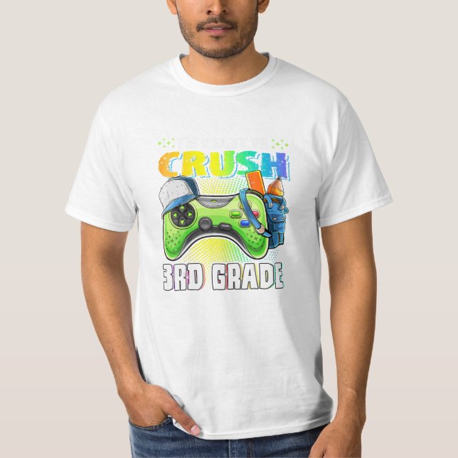 Redo till Crush 3rd Klass T Shirt (Framsida)