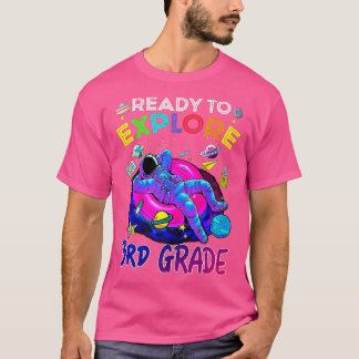 Redo till Eplore 3rd klass back to school Astronau T Shirt