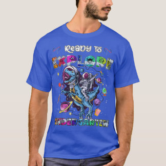 Redo till Eplore Kindergarten, Dinosaur Astronaut  T Shirt