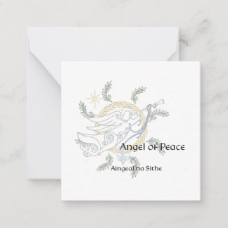 Redo till färg Celtic Mandala-julkort Anteckningskort