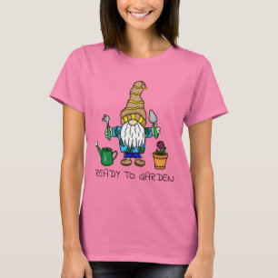 Redo till Garden   Cute  Gnome T Shirt