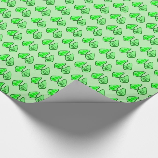 Redo till gravid Grönt av Pop Pea Presentpapper (Hörn)
