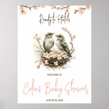 Redo till Hatch! Välkommen till Cute Birds Baby Sh