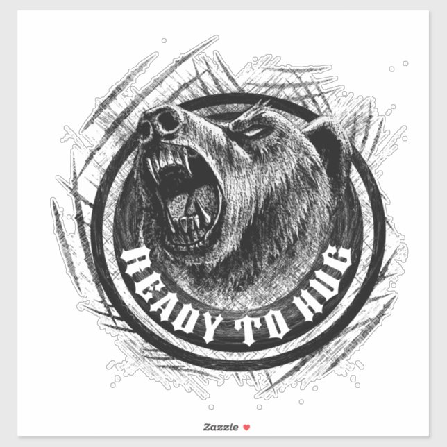 Redo till HUG Klistermärken (Ark)