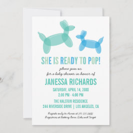 Redo till inbjudningar till Snyggten Pop Boy Baby