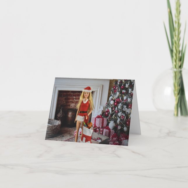 Redo till jul. Julkort Kort (Framsida)