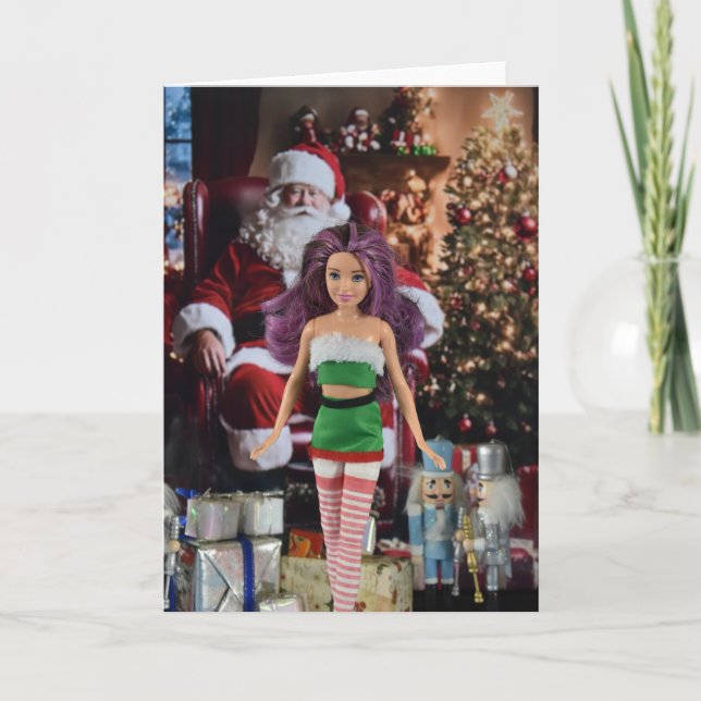 Redo till jul. Julkort Kort (Framsida)