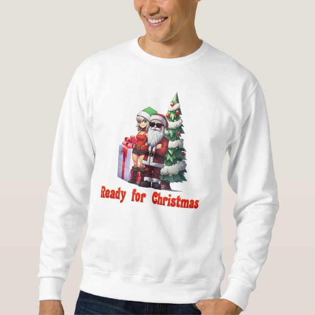 Redo till jul lång ärmad tröja (Framsida)