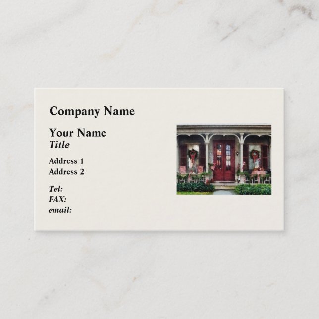 Redo till jul visitkort (Framsida)