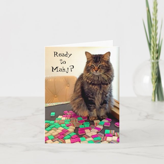 Redo till Mahj? Notecard Kort (Framsida)