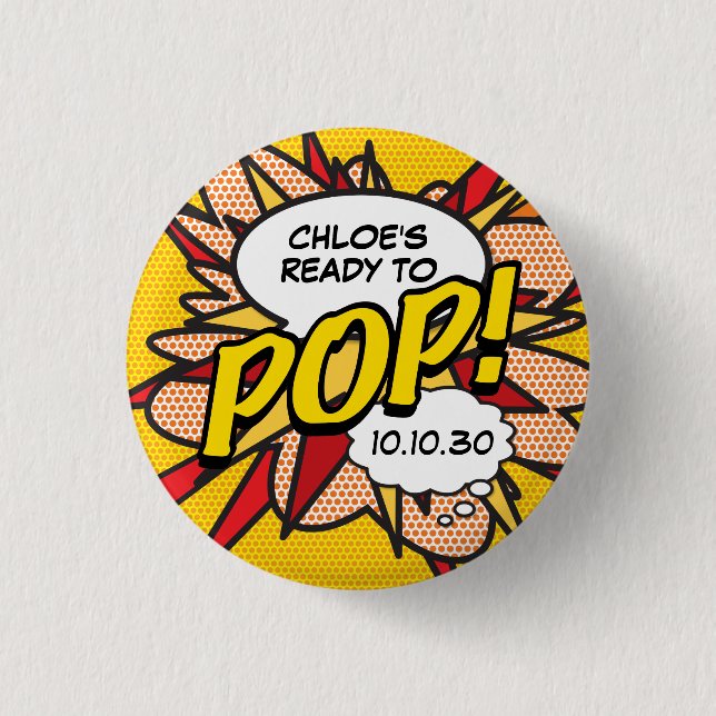 Redo till POP Baby Shower Knapp (Framsida)