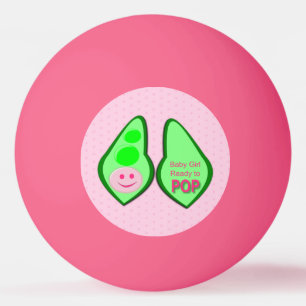 Redo till Pop Flicka Rosa Pea Pingisboll
