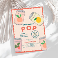 Redo till Pop Fruit Soda Pop Cans Rosa Baby Shower