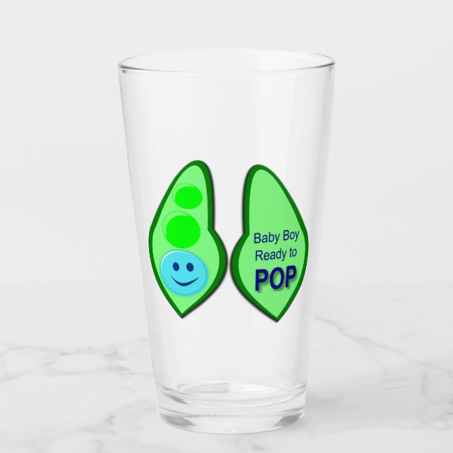 Redo till Pop Pojke Blue Pea Glaskopp (Framsida)