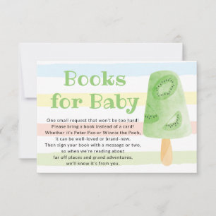 Redo till Pop Popsicle Summer Bokar för Baby Card Spara Datumet