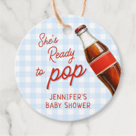 Redo till Pop Soda Pop Cola Boy Shower Gåvor Etiketter