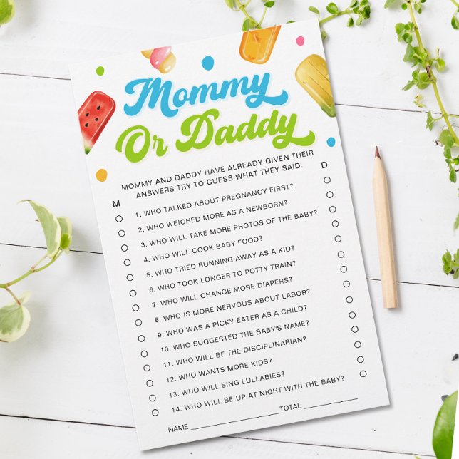 Redo till popup Baby Shower Gissa vem som spelar (Skapare uppladdad)
