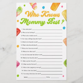 Redo till popup Baby Shower som känner Mammans bäs