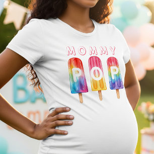 Redo till popup-popup-Mamman för babyskor T Shirt
