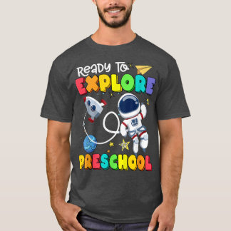 Redo till Preschool Back to school Astronaut T Shirt