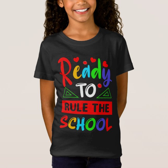 Redo till regelskolan t shirt (Framsida)