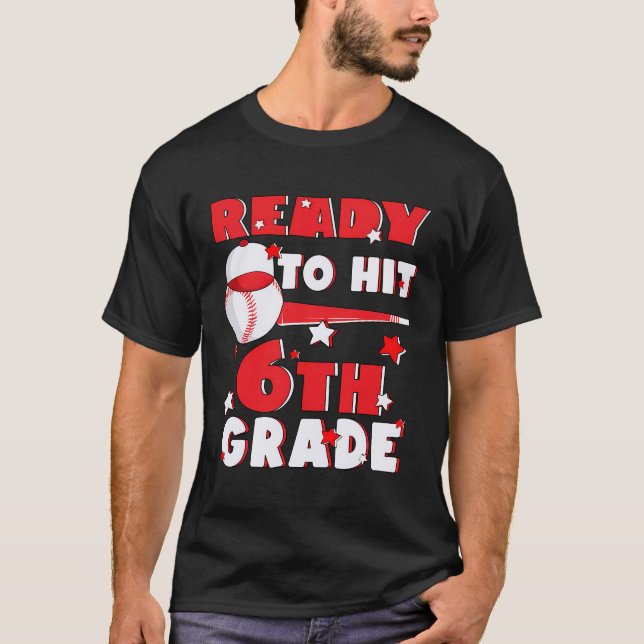 Redo till Slå baskiska barn i 6e Klass tillbaka T Shirt (Framsida)