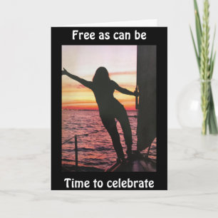 ***REDO TILL SLÅ FÖR VATTEN*** ENJOY BIRTHDAY-KORT KORT