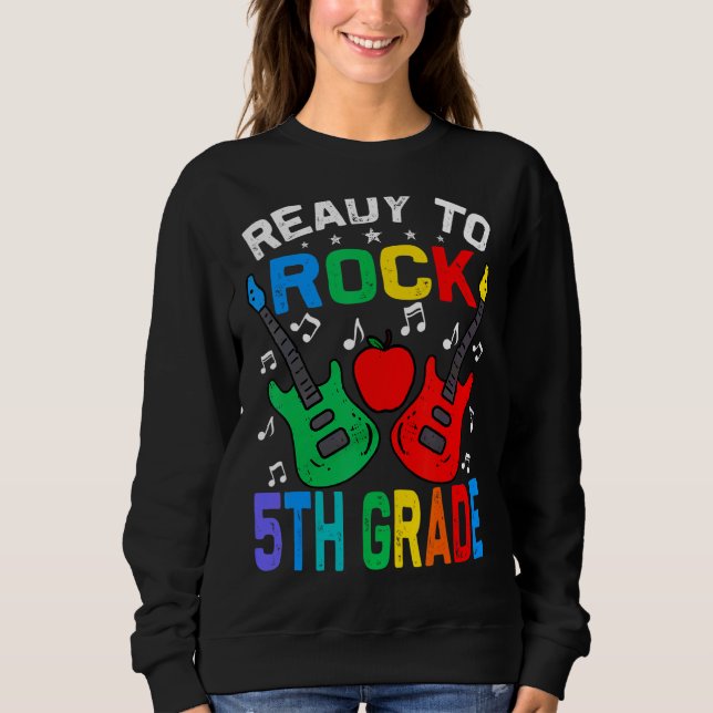 Redo till Sten 5:e Guitar Klass T Shirt (Framsida)