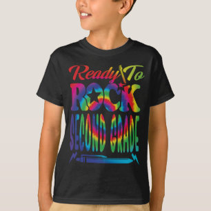 Redo till Sten andra Klass Back to school Tie Dye T Shirt
