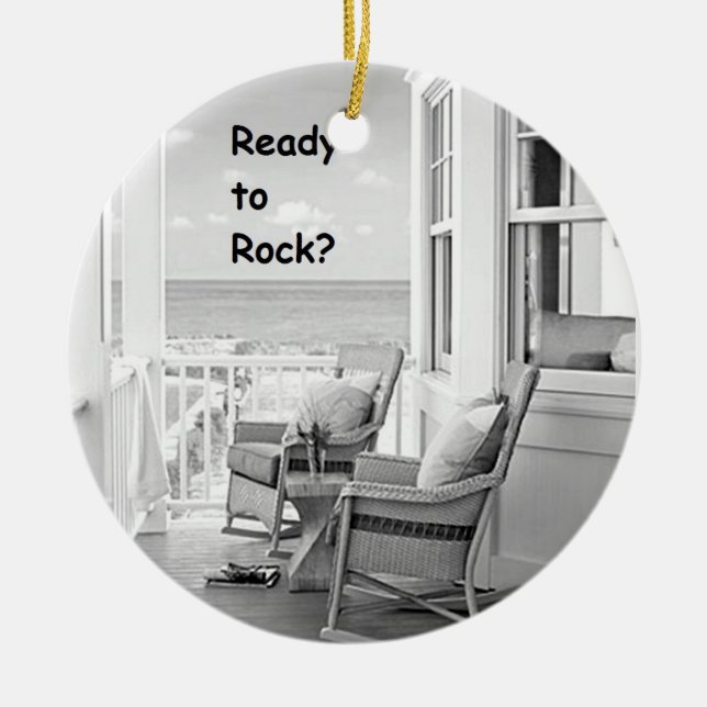 ** REDO TILL STEN CHRISTMAS** CHRISTMAS-ORNATION JULGRANSPRYDNAD KERAMIK (Framsidan)