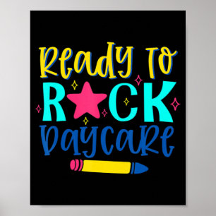 Redo till Sten Daycare Back to school, första dage Poster