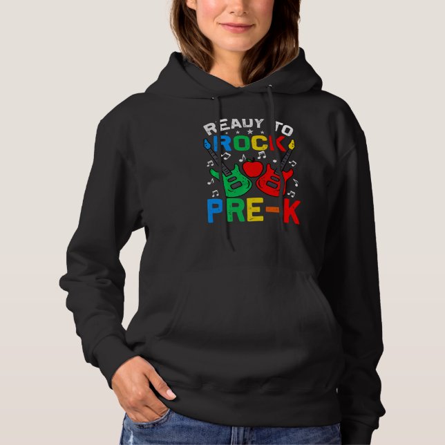 Redo till Sten före K Back to school Guitar T Shirt (Framsida)