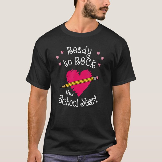 Redo till Sten i skolår T Shirt (Framsida)