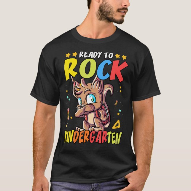 Redo till Sten Kindergarten 1 T Shirt (Framsida)