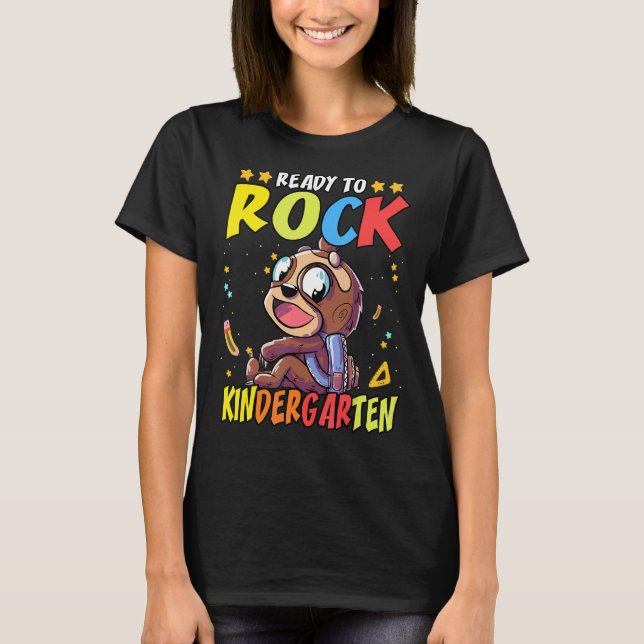 Redo till Sten Kindergarten 3 T Shirt (Framsida)