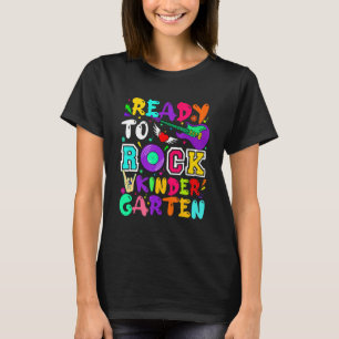 Redo till Sten Kindergarten Första skoldagen T Shirt