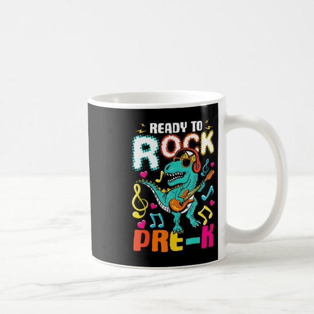 Redo till Sten PreK Dinosaur Back to school Boys K Kaffemugg (Höger)