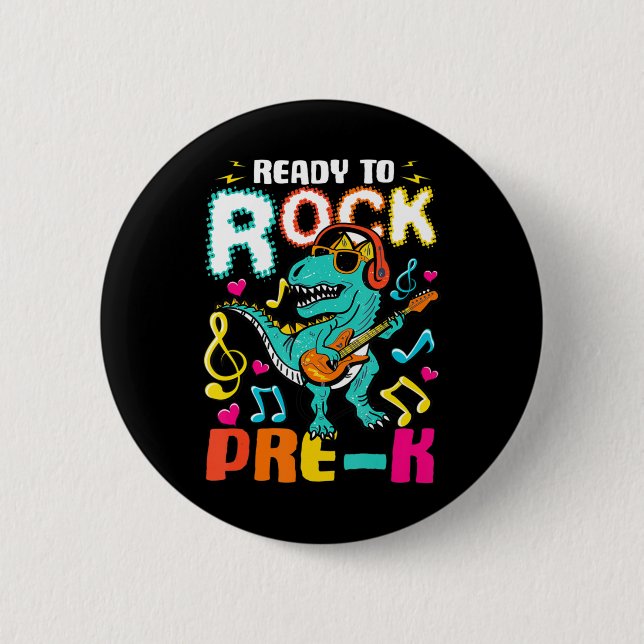 Redo till Sten PreK Dinosaur Back to school Boys K Knapp (Framsida)